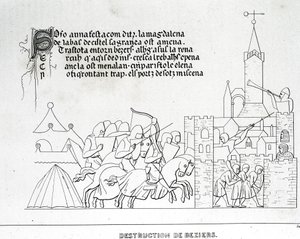 Destruction de Béziers - Unknown artist