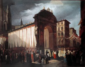 Entrée du nouvel archevêque de Milan le 5 décembre 1847