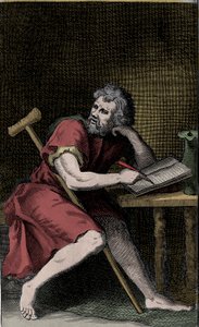 Épictète - EPICTETUS philosophe stoïcien grec. - Unknown artist