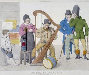 Famille de musiciens itinérants au XIXe siècle