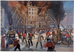 Incendie et pompiers à New York
