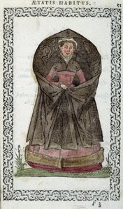 Demoiselle flamande - dans « Habits et effigies » par Jean Sulperius