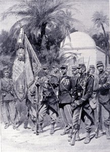 Soldats de la légion étrangère en uniforme. 1878. - Unknown artist