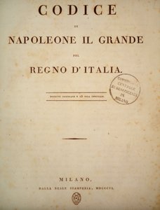 Frontispice du Code de Napoléon, en 1806 - Unknown artist