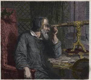 Galileo Galilei et son télescope