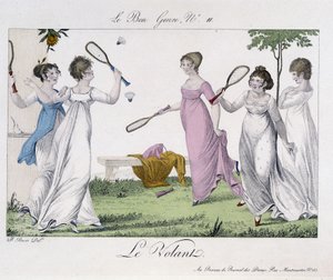Jeux : «la roue» - dans «Le Bon Genre», No. 11, début 19e siècle - Unknown artist