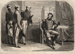Le général Daumesnil refusant de rendre le château de Vincennes, France
