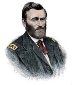 Général Grant - Portrait du général nordiste Ulysses Simpson Grant (1822-1885)