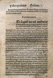 Clergé allemand et poète mystique. Dans "De Imitatione Christi" par Thomas Hemerken THOMAS A KEMPIS (1380-1471), Leyde - Unknown artist