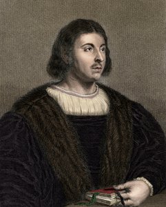 Giovanni Boccaccio (Boccace) 1313-1375 - gravure - 19ème siècle