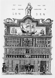 Quartier général de la Compagnie des Indes orientales à Londres au 17e siècle
