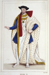 Henri II, roi de France (1519 - 1559) gravure de 1830