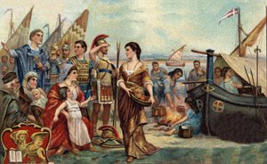 Épisodes historiques de villes célèbres : les Vénètes chassés par les Huns occupent les lagunes (en 452). C