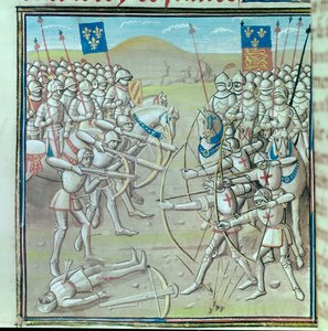 Guerre de Cent Ans : la bataille de Crécy le 26/08/1346 entre les Français et les Anglais