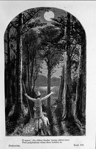 Illustration pour « Endymion » du poète John Keats (1795-1821) 19ème siècle