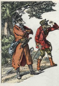 Illustration du conte « Bonne Maman Mouton ». Dans « Contes de la maison pour les petits ». Gravure anonyme du XIXe siècle - Unknown artist