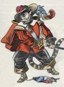 Illustration du conte « Le terrible Raminagrobis et les souris » d