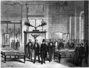 Inauguration du Musée Gallo-Romain au Château de Saint-Germain-en-Laye par Napoléon III (Charles Louis Napoléon Bonaparte) - Unknown artist