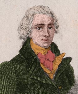 Jean-Pierre-Claris de Florian (1755-1794), dramaturge, romancier, poète, fabuliste français. Gravure de 1876. - Unknown artist