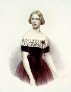 Jenny Lind (1820-1887), chanteuse suédoise en 1847