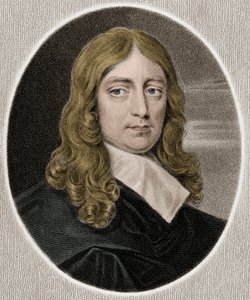 John Milton 1608-1674 - gravure - 19ème siècle - Unknown artist