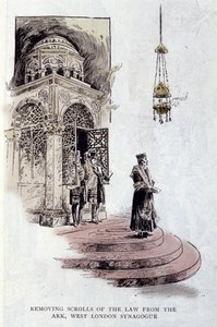 Judaïsme : les rouleaux de la Torah habituellement placés dans l