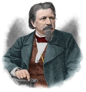 Karl Ferdinand Gutzkow (1811-1878), écrivain, dramaturge et journaliste allemand. - Unknown artist