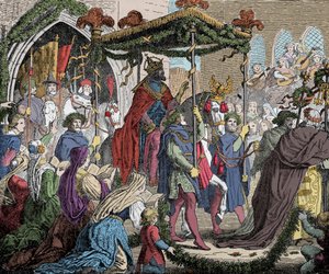 Karl IV entre à Avignon en 1365