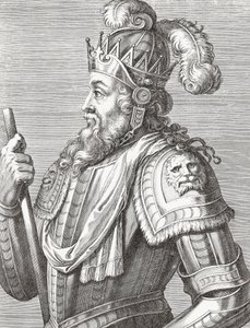 Roi Afonso V du Portugal. Portrait. - Unknown artist