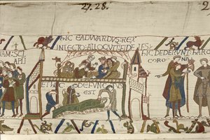 Le roi Édouard le Confesseur sur son lit de mort, Tapisserie de Bayeux
