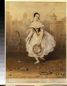 La ballerine italienne Fanny Cerrito (1817-1909)