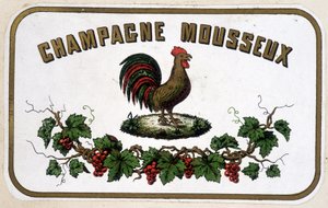 Étiquette « Champagne Mousseux ». s.d. - Unknown artist