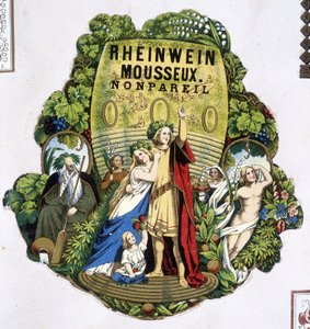 Étiquette de “Rheinwein sparkling - Monpareil”, 19ème siècle - Unknown artist