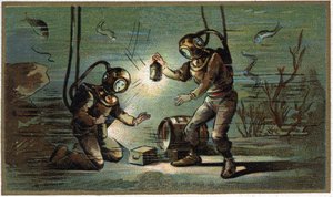 Chromolithographie de la fin du XIXe siècle