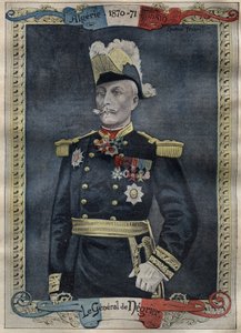 Le général François Oscar de Négrier 1839-1913 - gravure dans « Le Pèlerin » de 1899