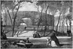 Le parc de Sceaux au printemps - Unknown artist