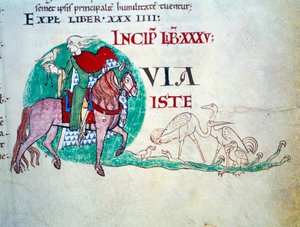 Seigneur à la chasse au faucon