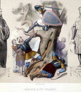 Louis VII le Jeune (1120/1180), Capétiens directs pendant la 2ème Croisade (1147/1149) - Unknown artist