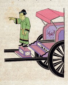 Réservoir magnétique : boussole inventée par les Chinois portant une statue mobile indiquant toujours le sud, guidée par une barre aimantée.