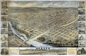 Carte de Denver, Colorado