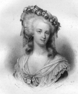 Marie Thérèse de Savoie Carignan (1749-1792), Princesse de Lamballe. - Unknown artist