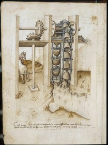 Système mécanique avec une roue à la force d