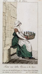 Marchand de cerises - dans "Cris de Paris", début 19e siècle - Unknown artist