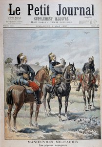 Manœuvres militaires : les pigeons voyageurs - dans "Le Petit Journal" du 02/05/1897