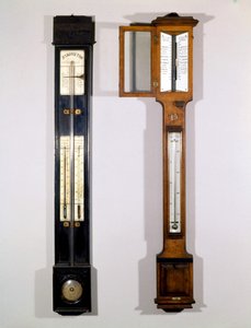 Modèle de baromètres à mercure du XIXe siècle. - Unknown artist