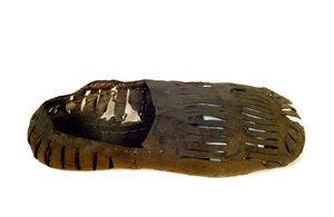 Modèle de chaussures pour hommes du 16ème siècle. Museo del castello, Milan