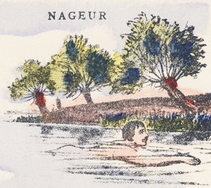 N : nageur - Unknown artist