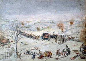 Guerres napoléoniennes : Épisode de la retraite de Russie (1812 - 1813) - Unknown artist