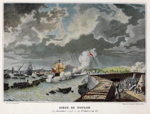 Bataille navale : Siège de Toulon 19/12/1793 - dans Les batailles navales de Napoléon