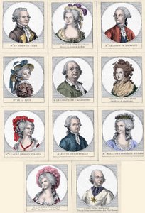 Affaire du Collier - Les principaux personnages impliqués dans l